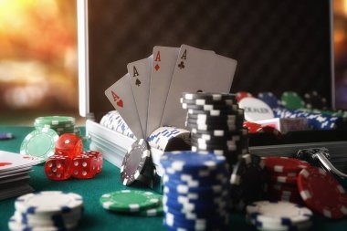 mawar toto888 live casino table with multiple players and dealer